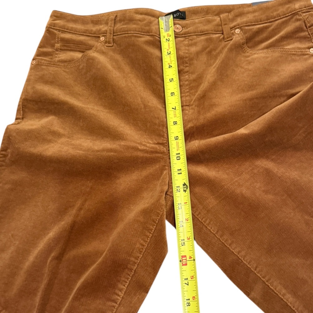 Talbots Women’s Tan Corduroy Straight Legged Casual Pants size 16 New with Tags - Picture 6 of 10